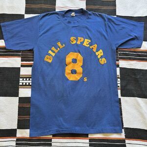 Vintage Sportswear Single Stitch Graphic Tee Shirt. USA. Rare. Bill Spears. 8s.